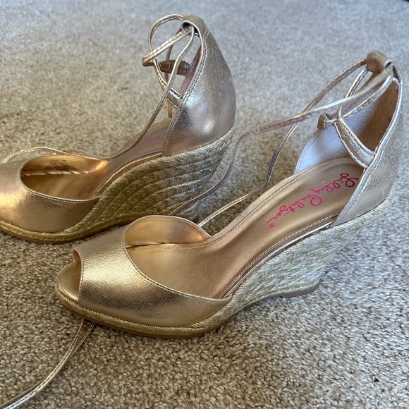 Lilly Pulitzer NWOT Wedges - Picture 5 of 7